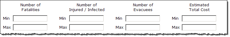 print screen of the optionnal criteria selection box